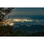 高見山展望台から見る松永湾の夜景