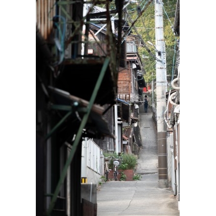 古寺めぐりコースの路地風景