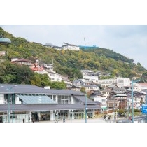 尾道駅周辺の風景