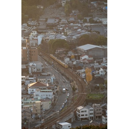 浄土寺山から見る夕暮れの尾道市街地