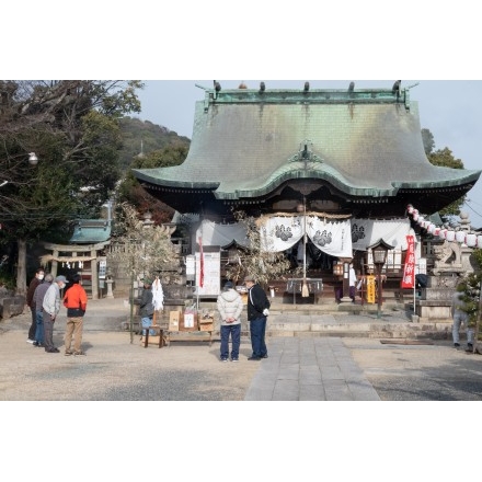 亀山八幡宮（久保八幡神社）の「とんど祭」