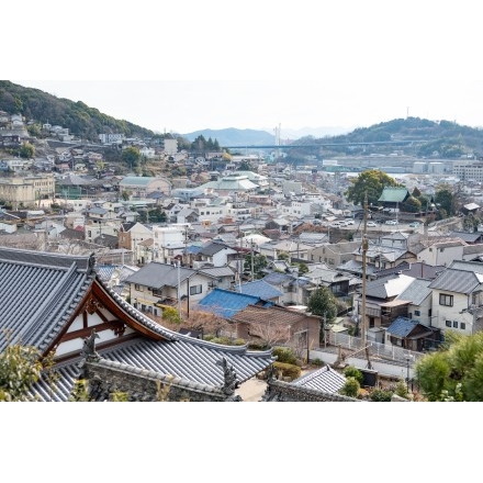 西國寺境内からの風景