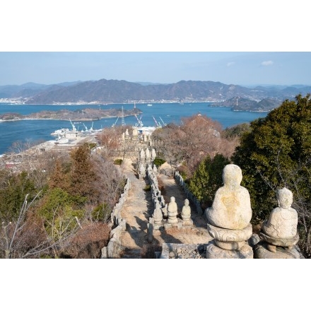 冬の白滝山の風景