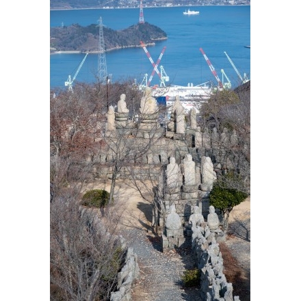 冬の白滝山の風景