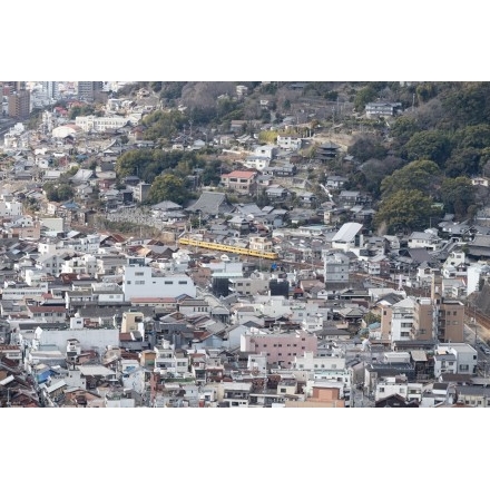 浄土寺山の不動岩から見る尾道の街並み