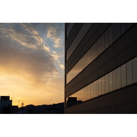 西御所町の夕景