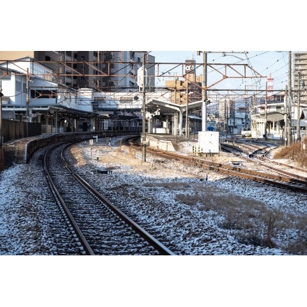 冬の尾道駅