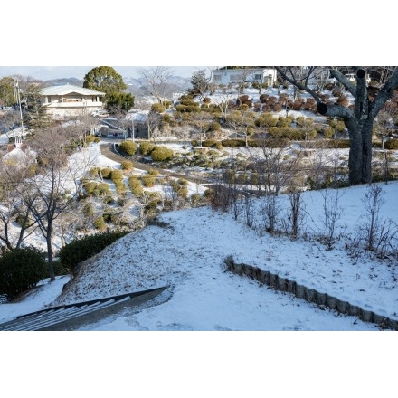 千光寺公園の雪景色