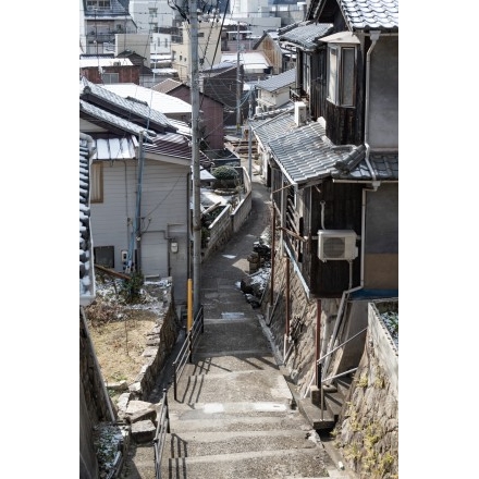 冬の路地風景