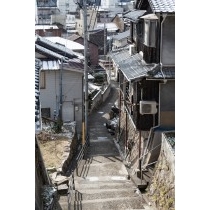 冬の路地風景