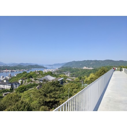 千光寺公園頂上展望台からの風景