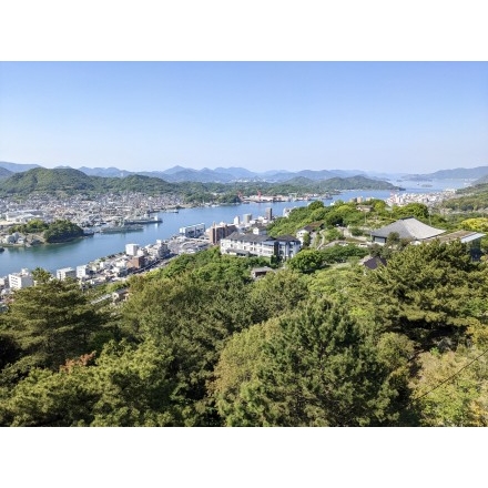 千光寺公園頂上展望台からの風景