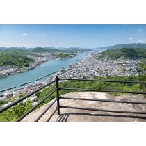 浄土寺山不動岩から見る夏の尾道