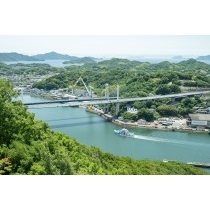 浄土寺山不動岩から見る夏の尾道