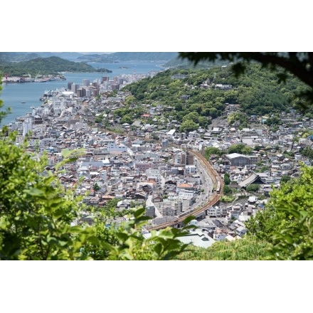 浄土寺山から見る夏の尾道