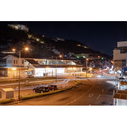 尾道駅前の夜景