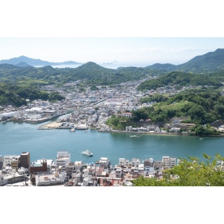 千光寺公園頂上展望台から見る風景