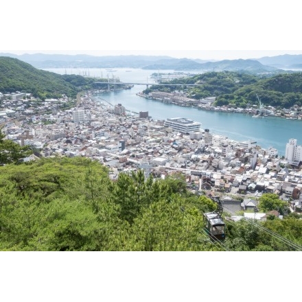 千光寺公園頂上展望台から見る風景