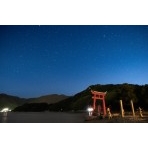 岩子島厳島神社の夜景