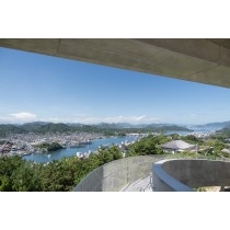 千光寺公園頂上展望台から見る夏の風景