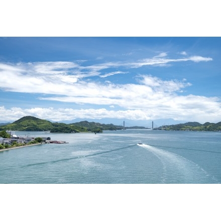 しまなみ海道生口橋から見た風景