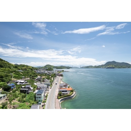 しまなみ海道生口橋から見た風景