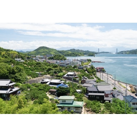 しまなみ海道生口橋から見た風景