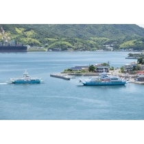 しまなみ海道生口橋から見た赤崎港