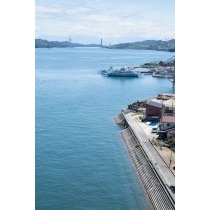 しまなみ海道生口橋から見た赤崎港