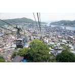 千光寺山ロープウェイから見る風景