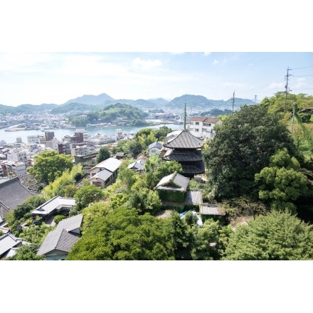 千光寺山ロープウェイから見る風景