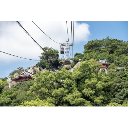 千光寺山ロープウェイから見る風景