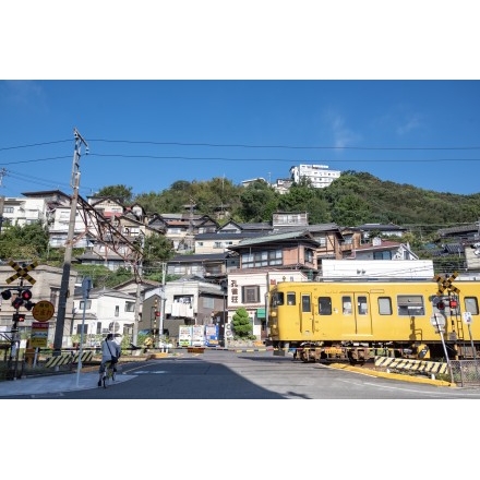 東第一踏切付近の風景