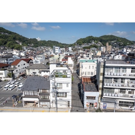 尾道市役所展望デッキからの見る風景