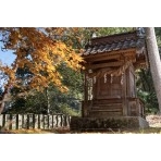 御調町大蔵地区の艮神社の紅葉