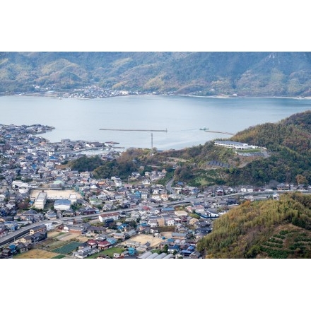 No.6248 白滝山から見る因島重井町の街並み