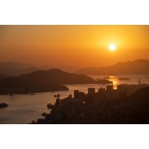 浄土寺山不動岩展望台から見る夕景