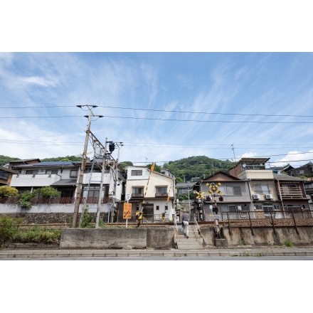 踏切のある風景
