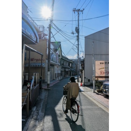 冬の路地風景