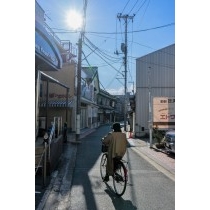 冬の路地風景