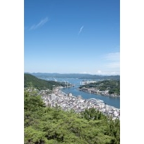 千光寺公園頂上展望台から見る尾道市街地