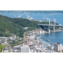 千光寺公園頂上展望台から見る尾道市街地