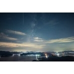 高見山展望台から見るペルセウス座流星群と天の川