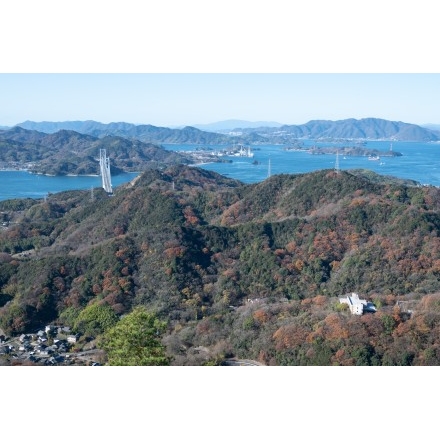 No.6884 高見山展望台から見る因島重井町方面の風景