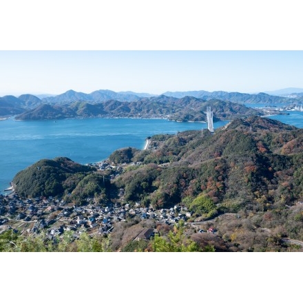 No.6886 高見山展望台から見る向島・立花地区周辺の風景