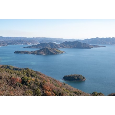 No.6889 高見山展望台から見る加島・百島方面の風景