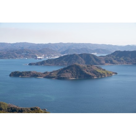No.6890 高見山展望台から見る加島・百島方面の風景