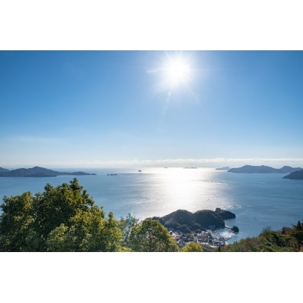 No.6892 高見山展望台から見る余崎港方面の風景