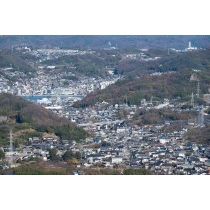 高見山から見る向島の街並み