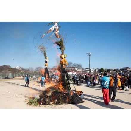 No.6936 山波とんど行事（神明祭）